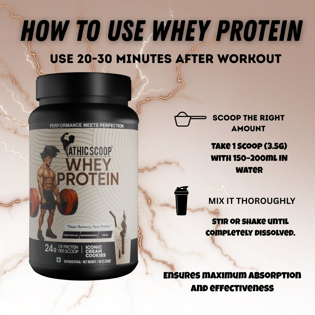 Athic Scoop Iconic Cream Cookies Protein | 1kg