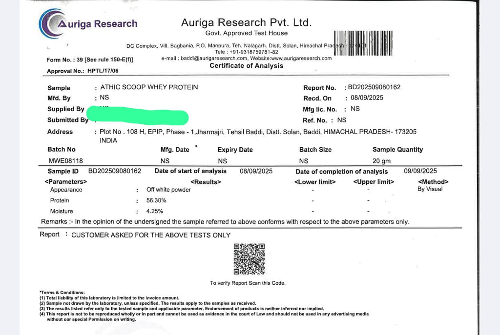 Athic Scoop Pistachio Protein | 2kg