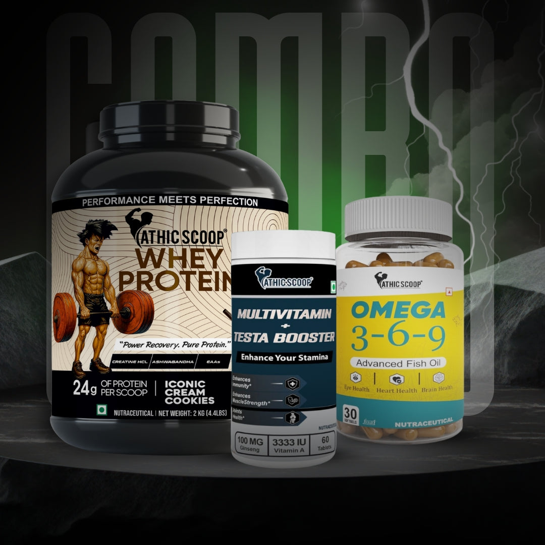 Protein+ multi testabooster+ fish oil